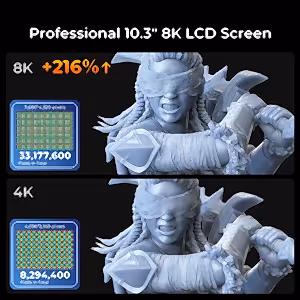 Creality HALOT-MAGE PRO 8K Reçine 3D Yazıcı