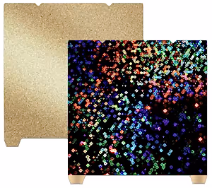 PorimaX Smooth Circle PEY / Textured Gold PEI Tabla